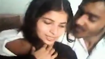 Horny couple fuck on webcam