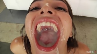 340px x 192px - Cum-in-mouth - Hardcore gangbang and mouth full of juicy cum for latina  emily willis - Yes Porn